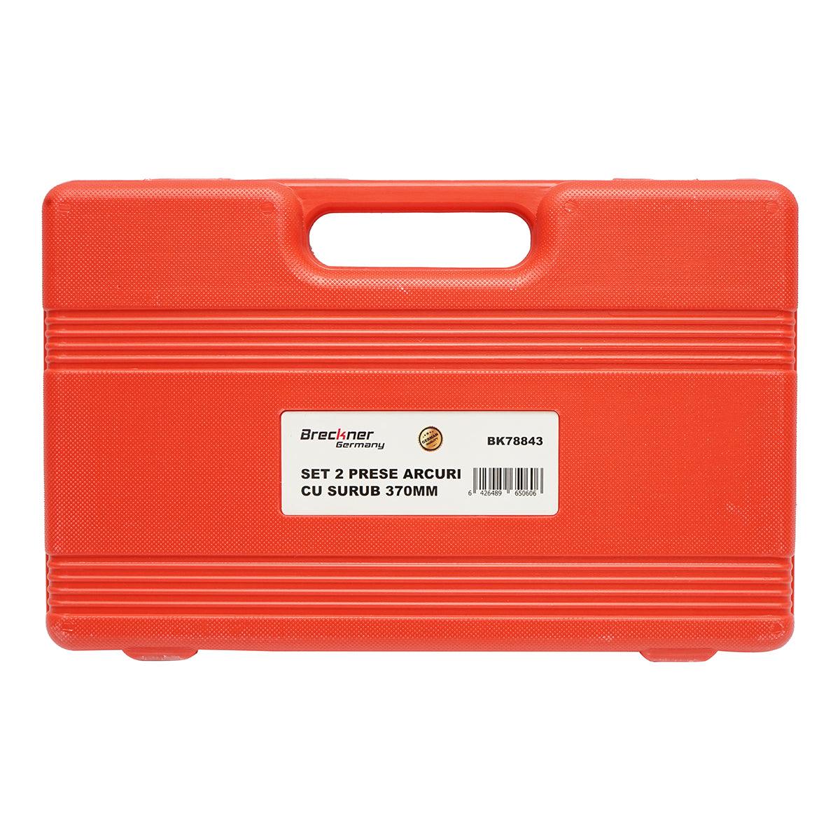 Trusa 2 buc. presa arcuri auto cu surub 370mm Breckner Germany