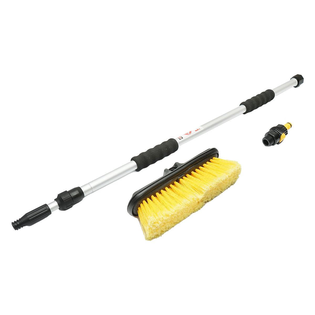 Perie cu maner telescopic din aluminiu pentru spalat auto 104-166cm Breckner Germany