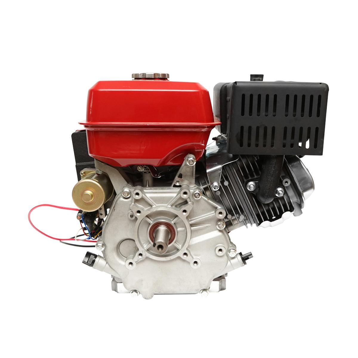 Motor pe benzina 9CP, 4 timpi, ax cu pana 25mm cu baterie 12V/17Ah pornire cheie/sfoara Breckner Germany
