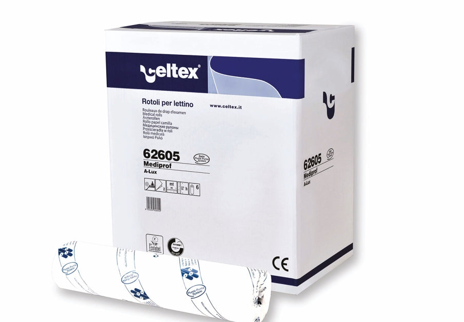 Rola Medicala Celtex Mediprof H50, 2 Straturi, 80m, 6 Bucati/Set