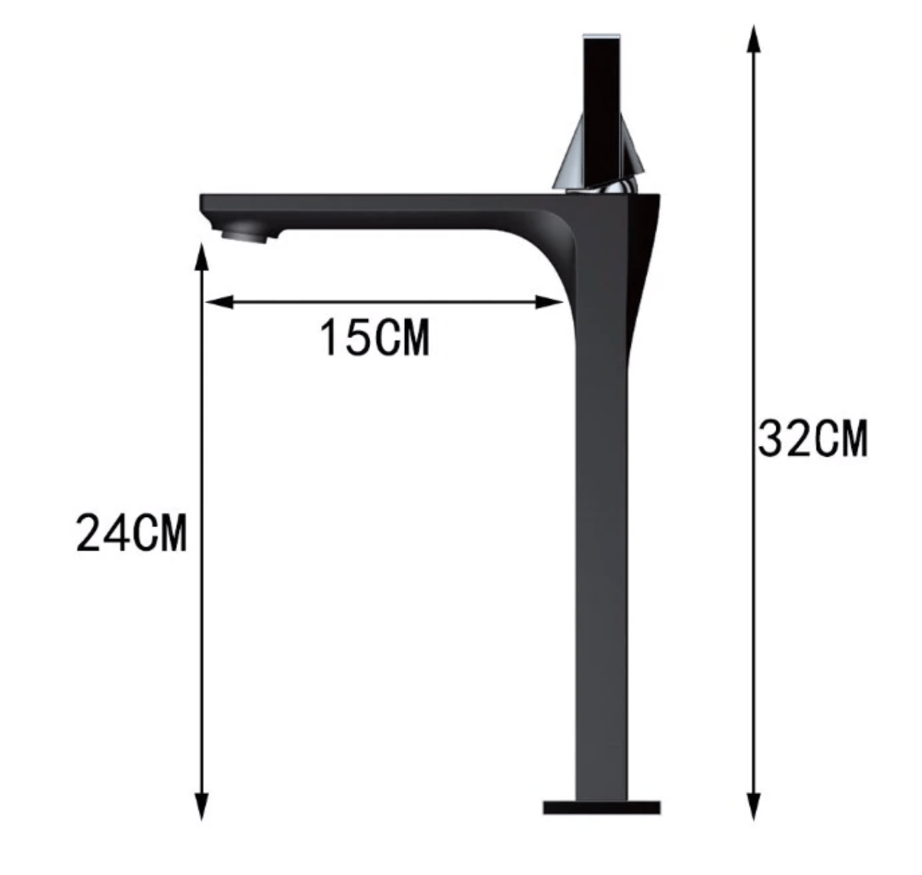 Bateria pentru lavoar slim StilVoll, cu montare pe blat, argintiu cromat