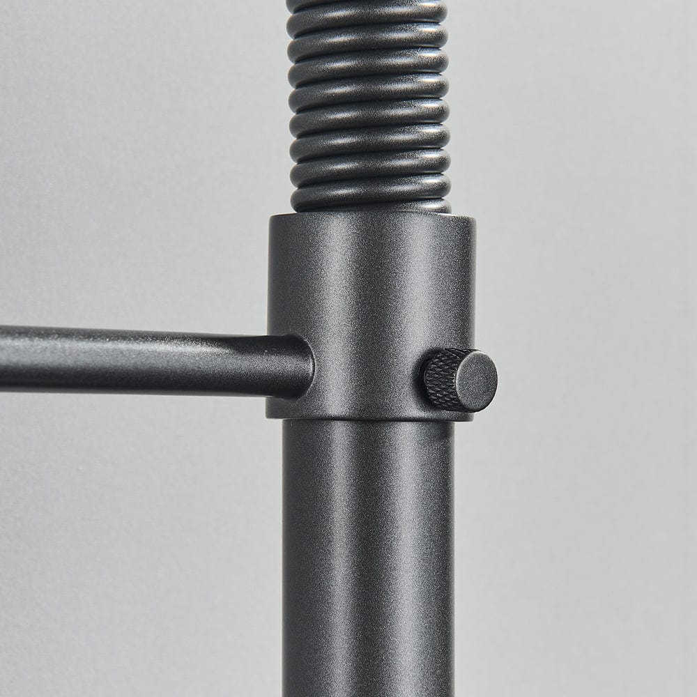 Bateria profesionala pentru bucatarie, cu 2 functii de curgere, dus flexibil, finisaj gri antracit