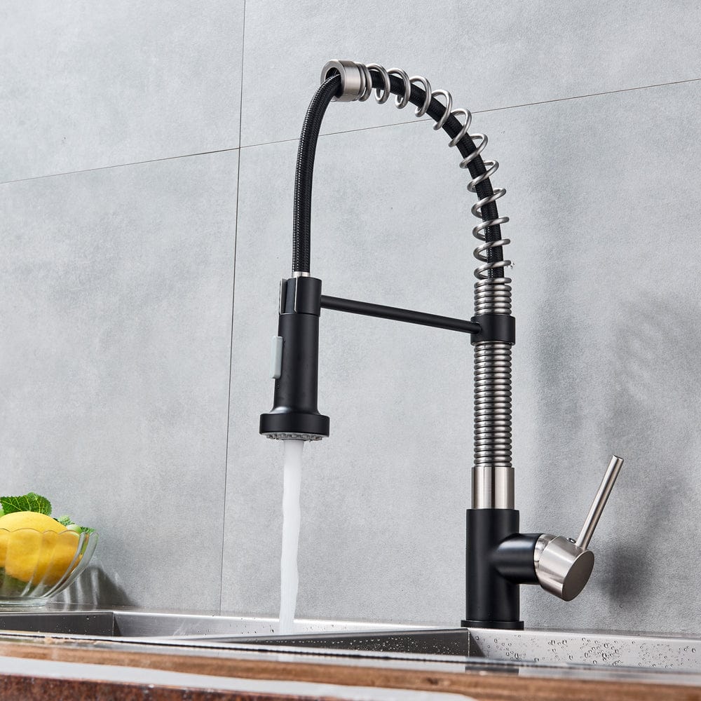 Bateria profesionala pentru bucatarie Swan, cu 2 functii de curgere, dus flexibil