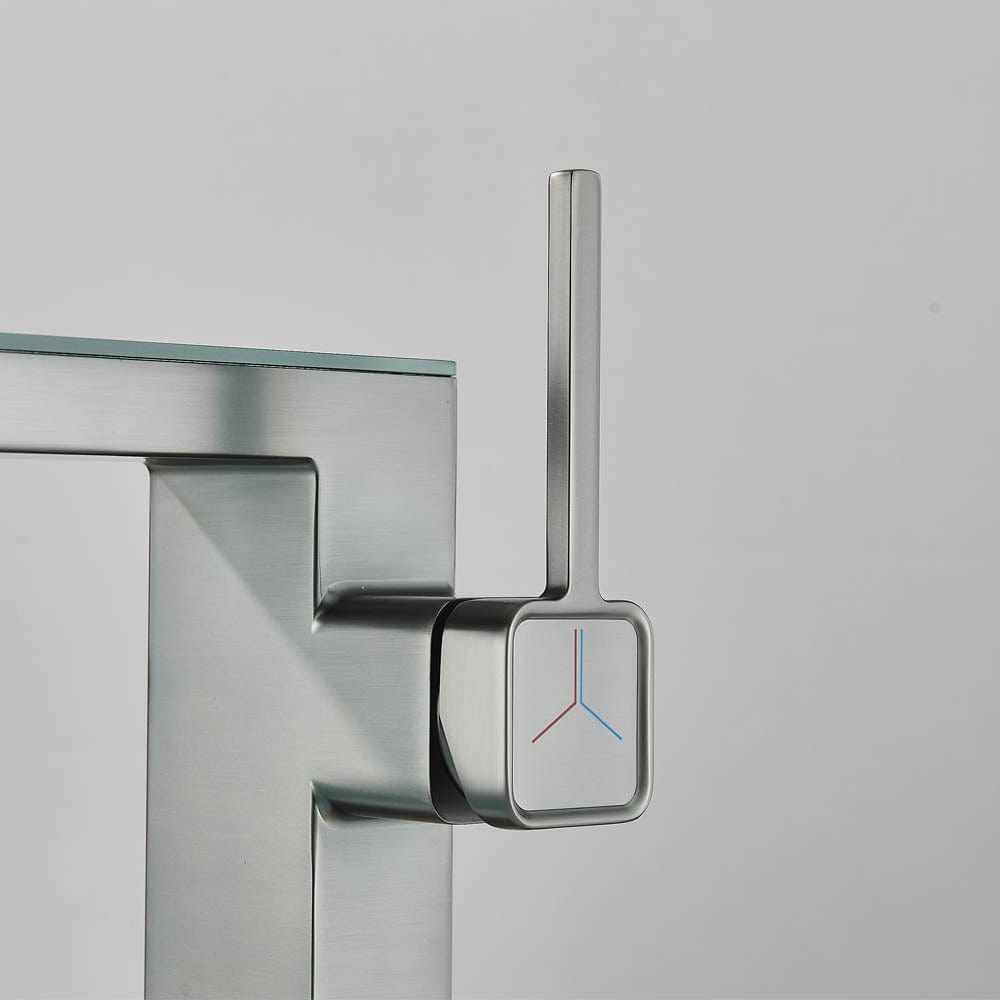 Baterie baie cu afișaj de temperatură, gri