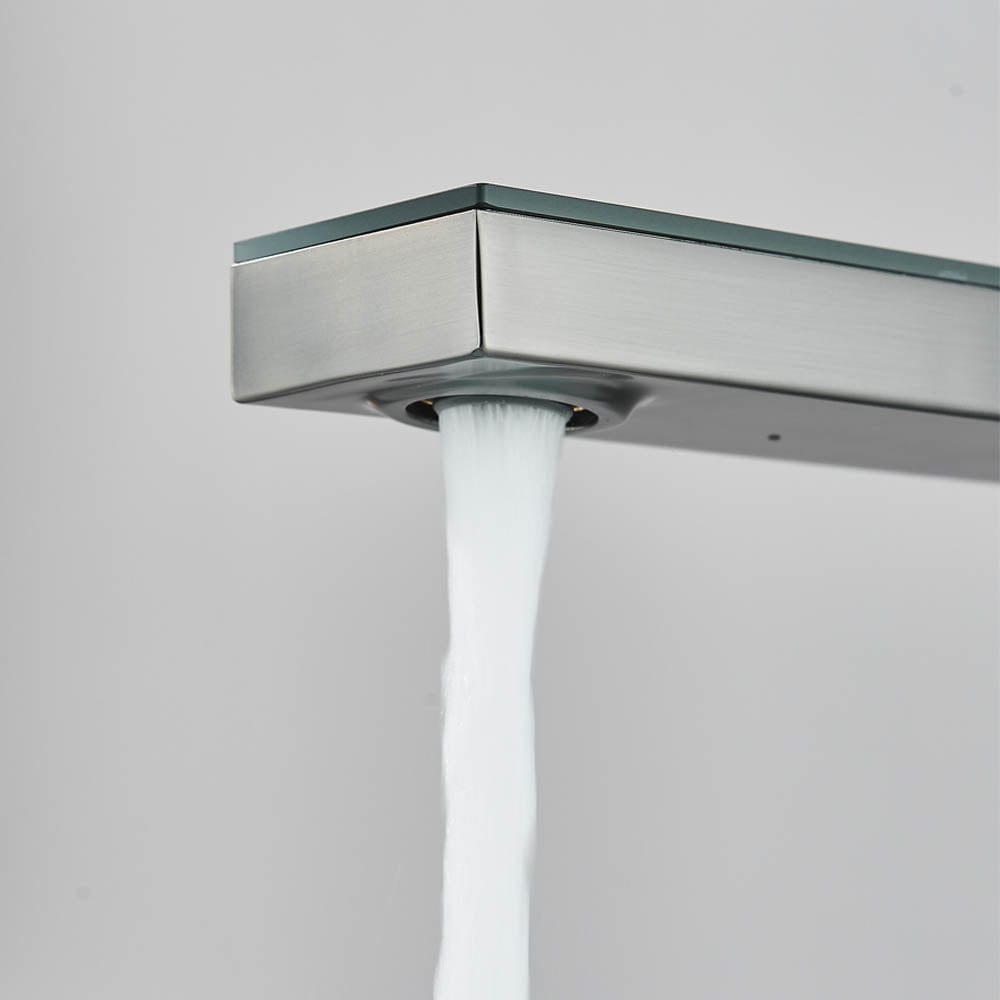 Baterie baie cu afișaj de temperatură, gri