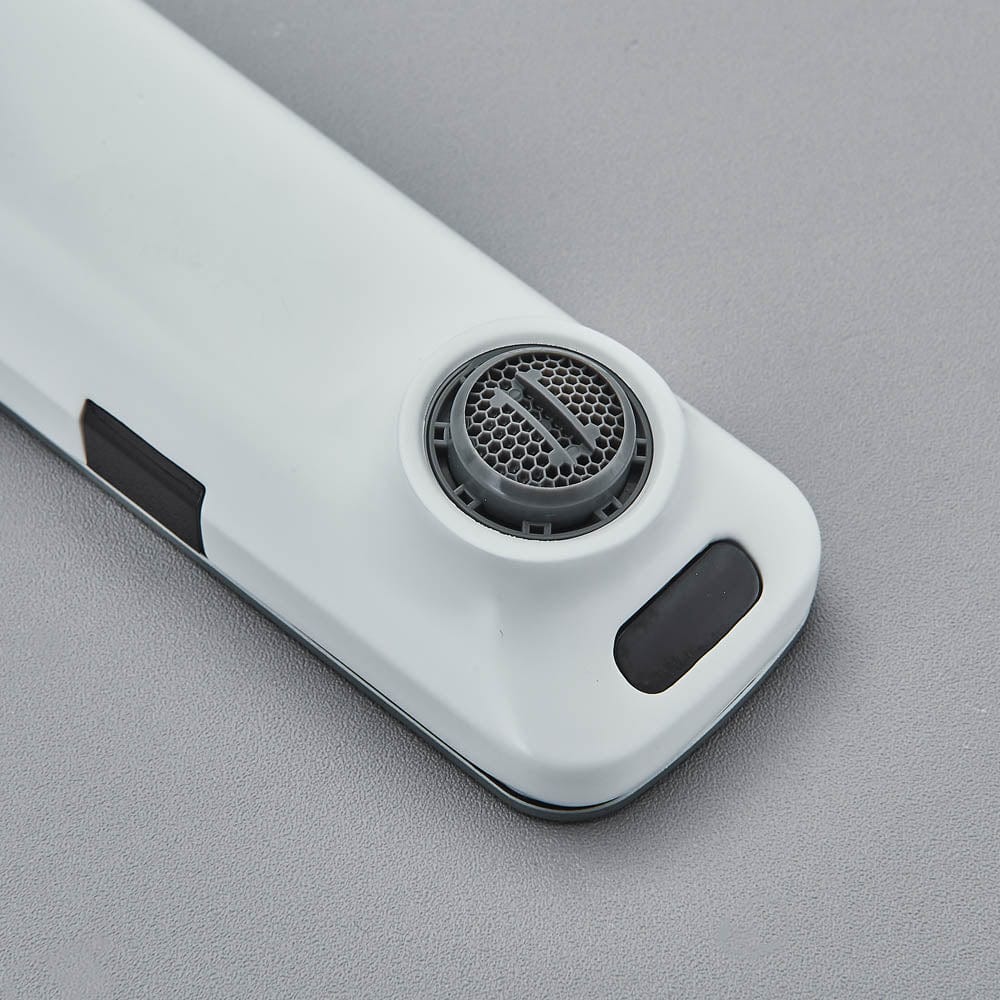 Baterie baie cu afisaj digital si senzor touchless, alb, cod 1477