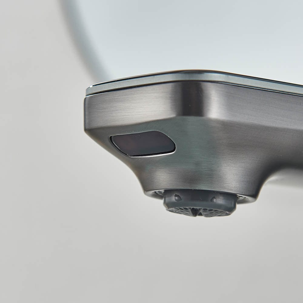 Baterie baie cu afisaj digital si senzor touchless, gri mat, cod 1476