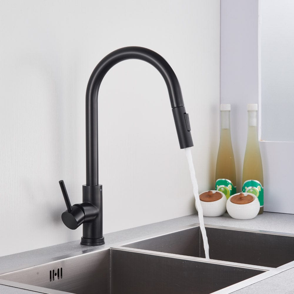 Baterie bucatarie, cu dus extractibil si 2 functii de curgere