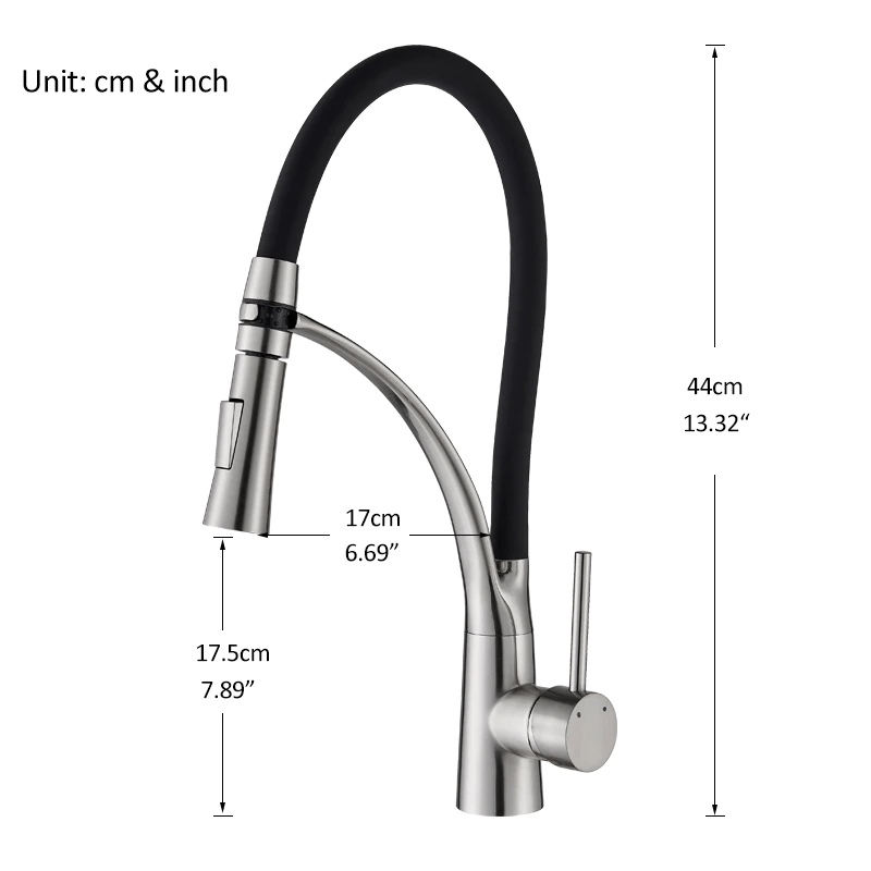 Baterie de bucatarie 2 functii de curgere a apei