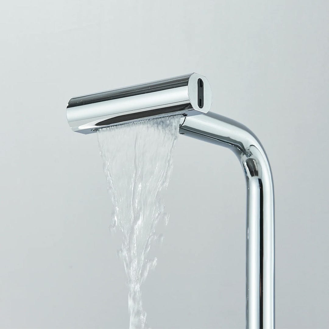 Baterie de bucătărie/baie cu duș extractibil, argintiu lucios