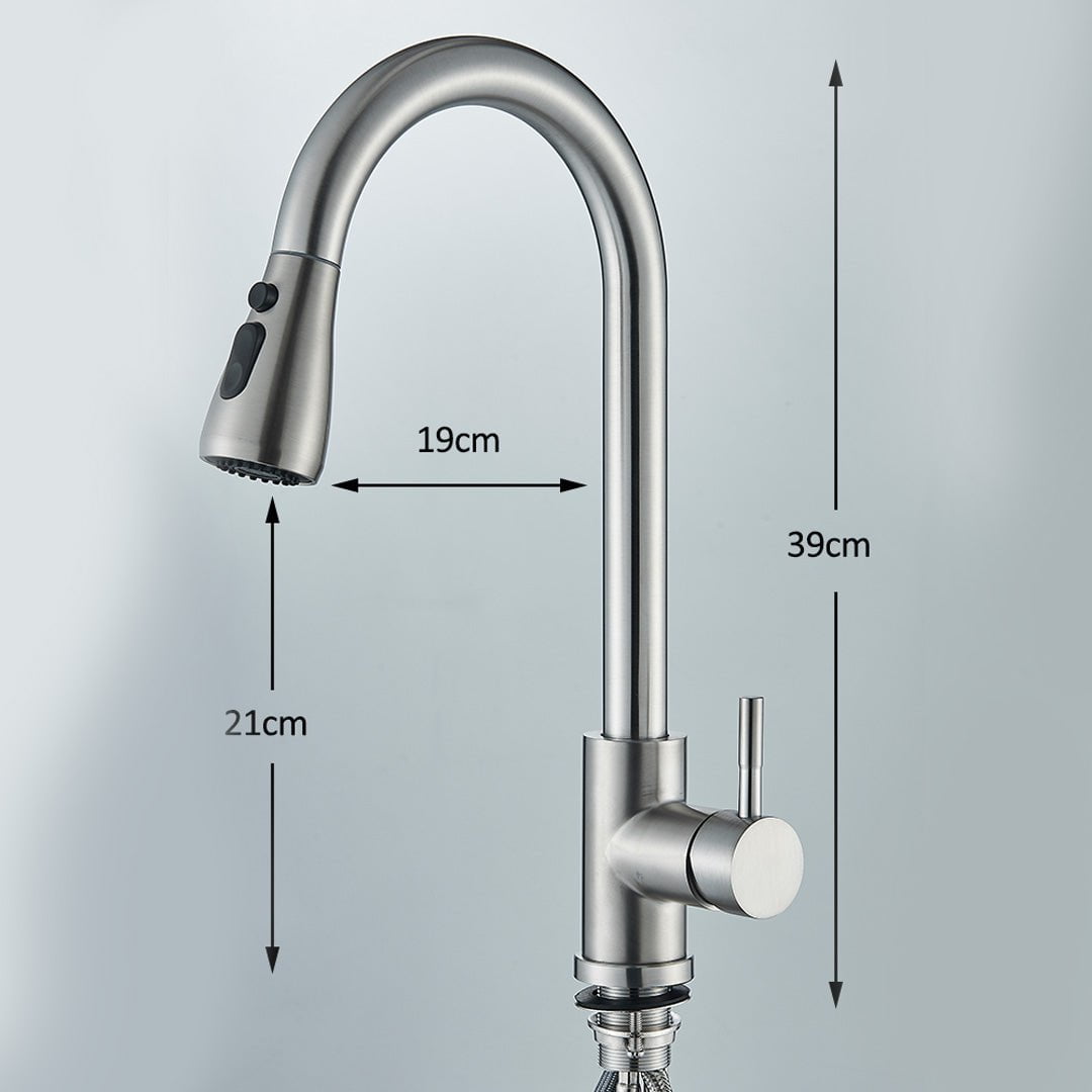 Baterie de bucatarie/baie, cu dus extractibil