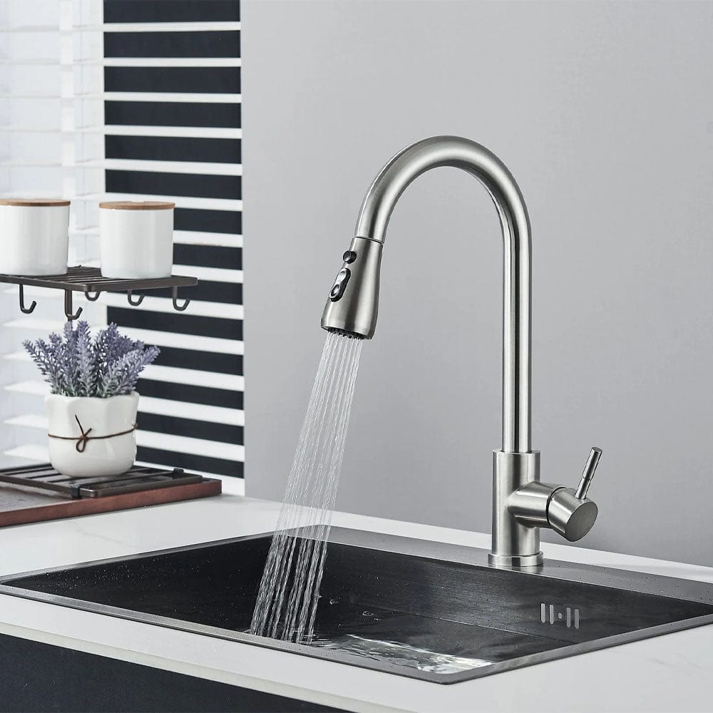 Baterie de bucatarie/baie, cu dus extractibil