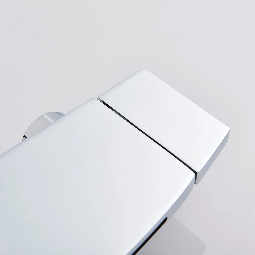 Baterie de cada cu cascada si dus de mana, argintiu cromat