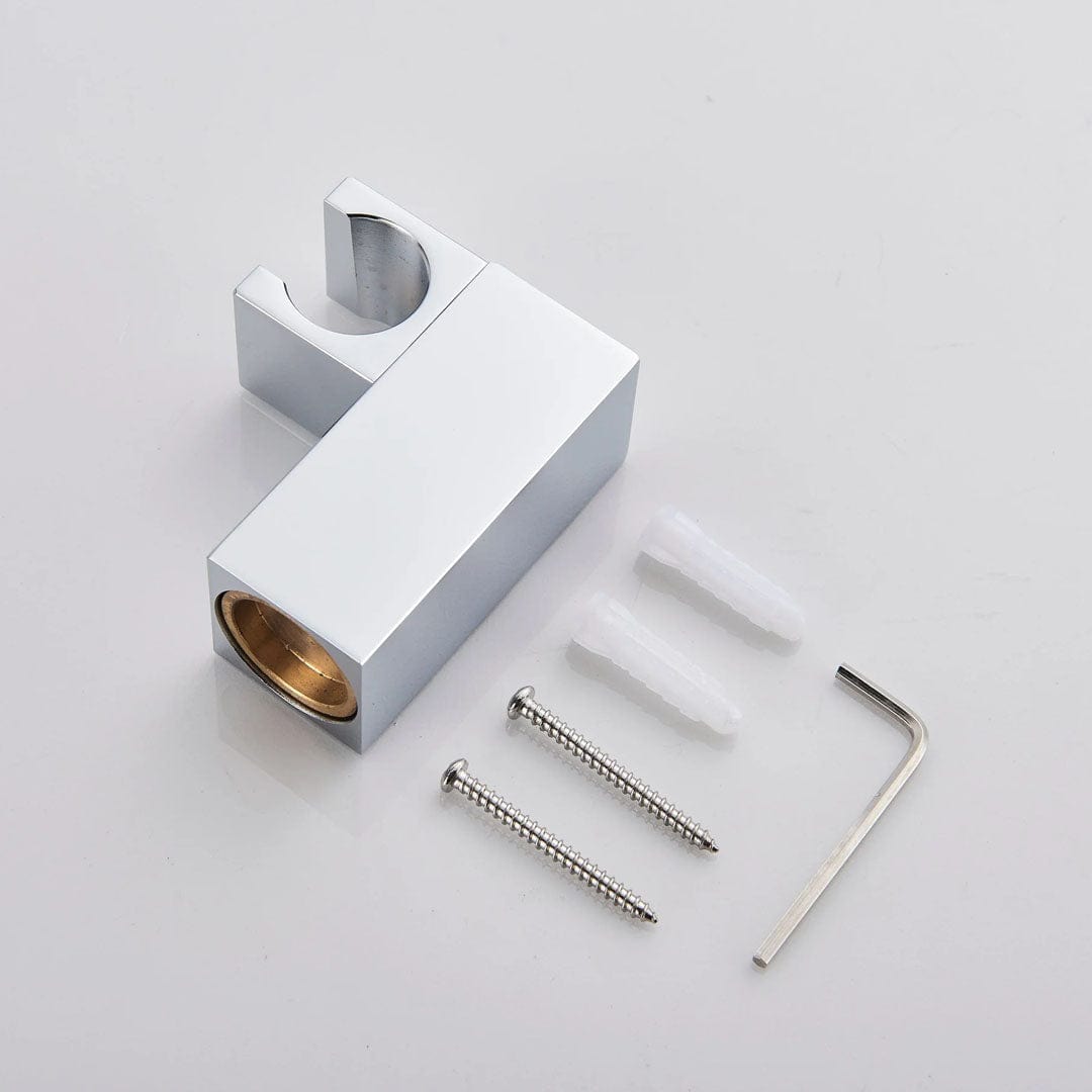 Baterie de cada cu cascada si dus de mana, argintiu cromat