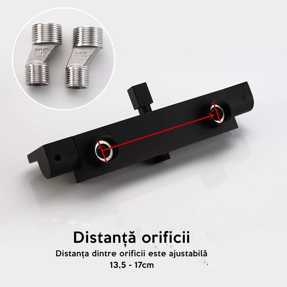 Baterie de cada cu cascada si dus de mana