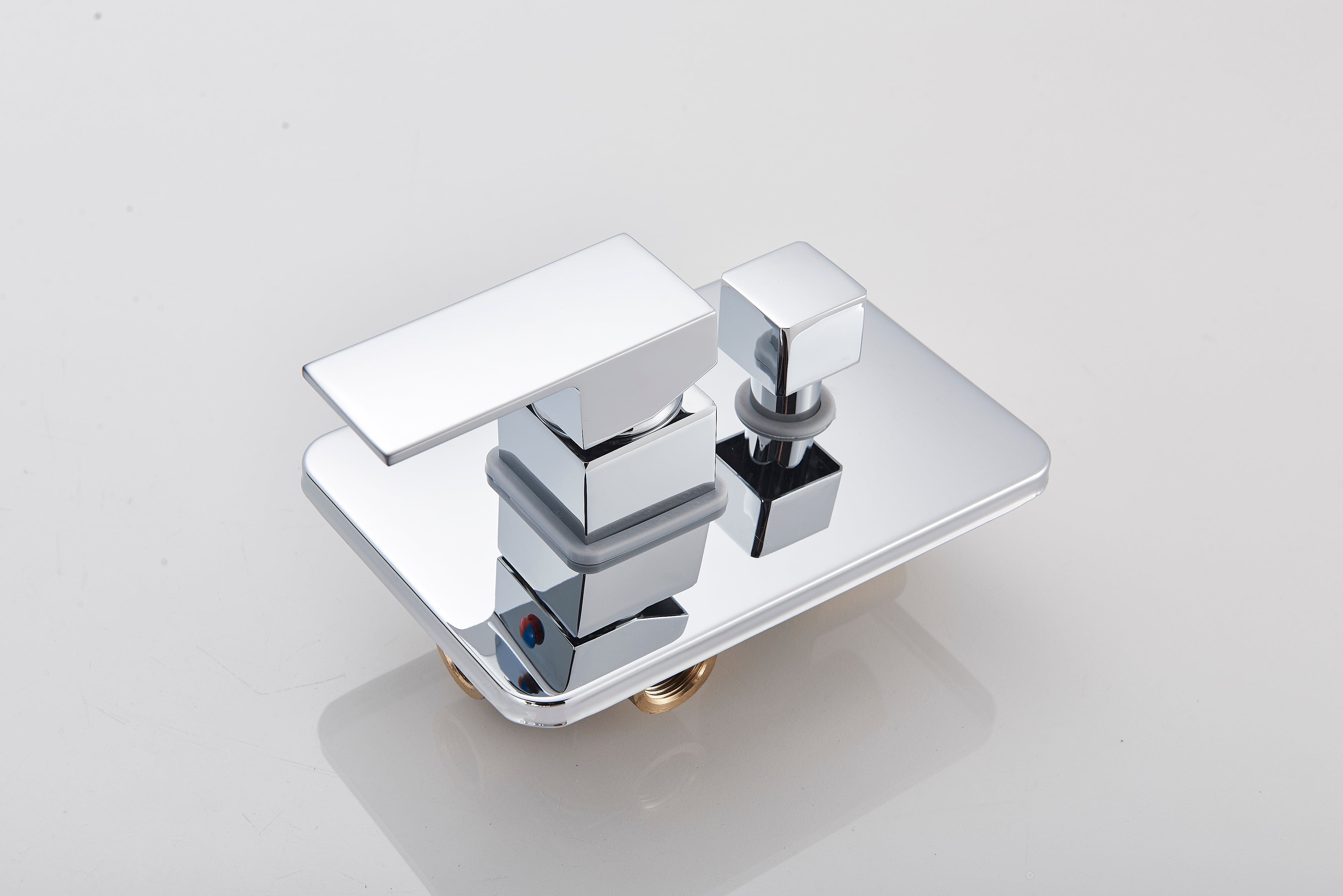 Baterie de cada incastrata Alexa S1277, cascada si dus de mana, crom lucios