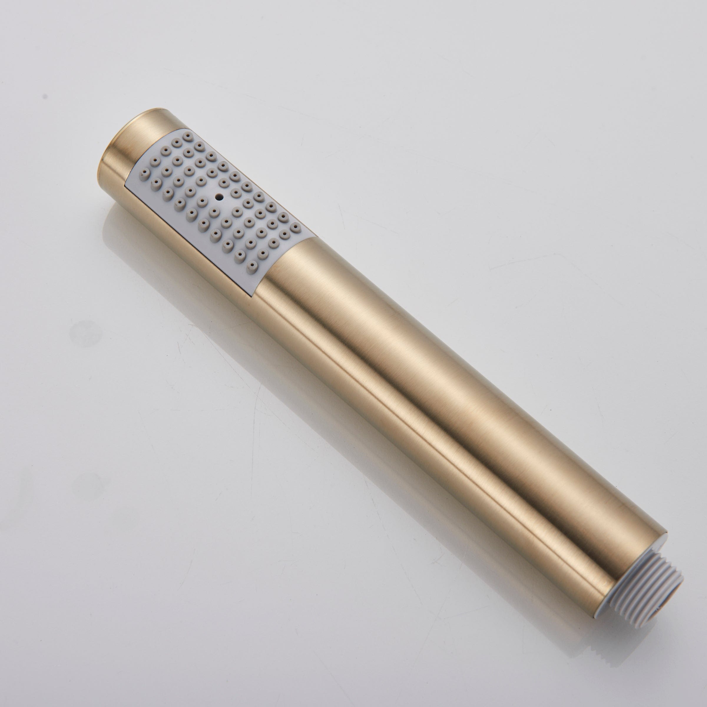 Baterie de cada incastrata, cu dus de mana, finisaj auriu nichelat (semi-lucios)