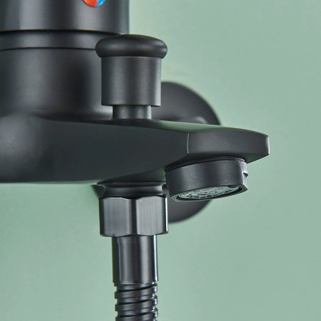 Baterie de cada, negru mat