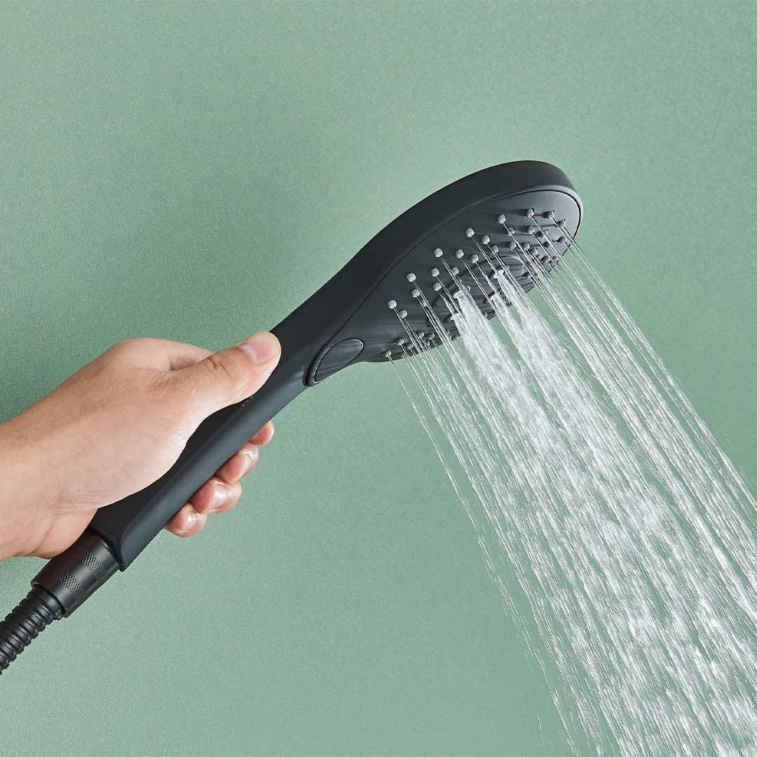 Baterie de cada, negru mat