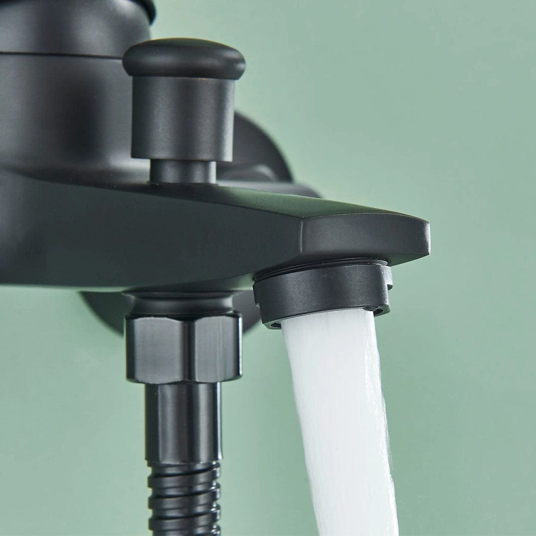 Baterie de cada, negru mat