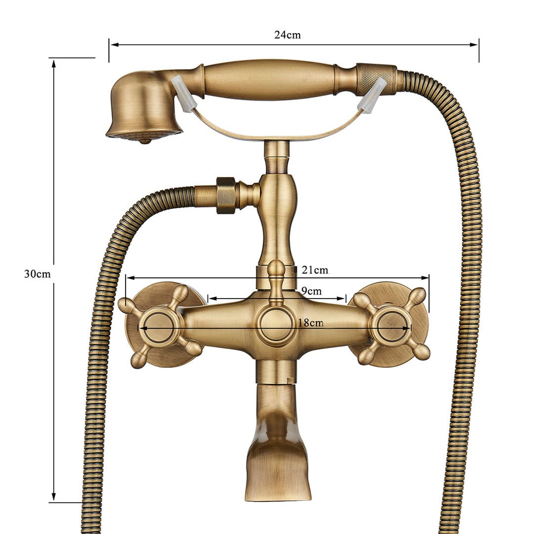 Baterie de cada retro, auriu mat