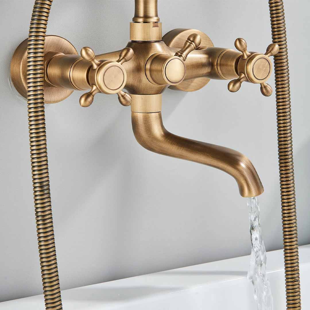 Baterie de cada retro, auriu mat