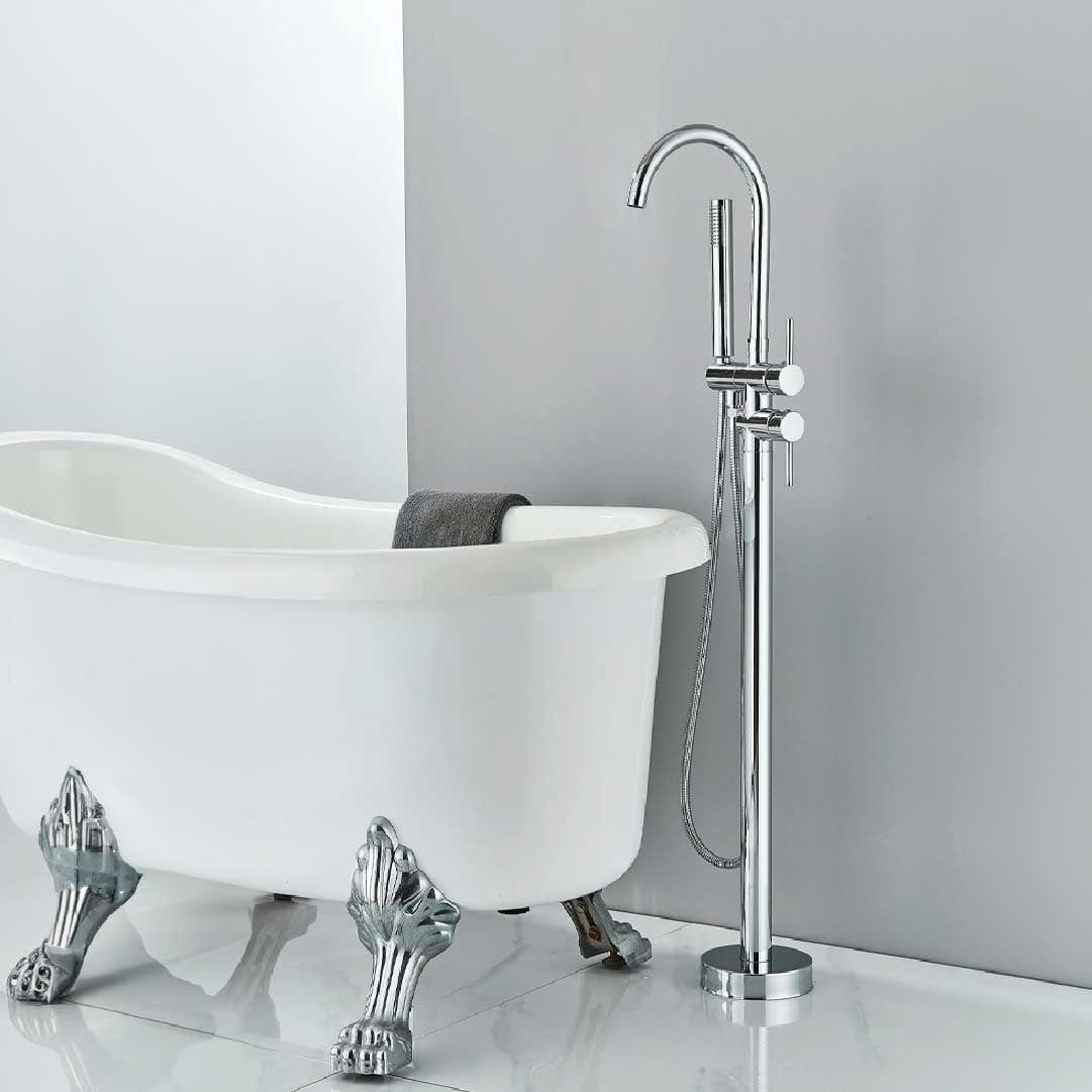 Baterie freestanding cu cadru rotund si rotire 360 grade