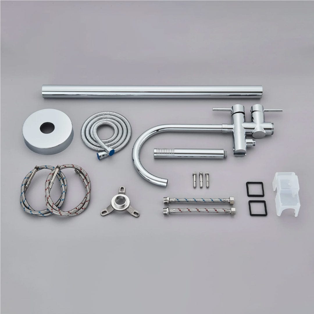 Baterie freestanding cu cadru rotund si rotire 360 grade