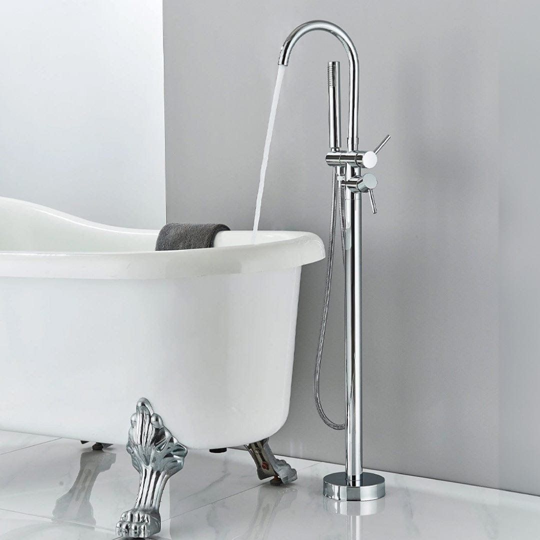 Baterie freestanding cu cadru rotund si rotire 360 grade