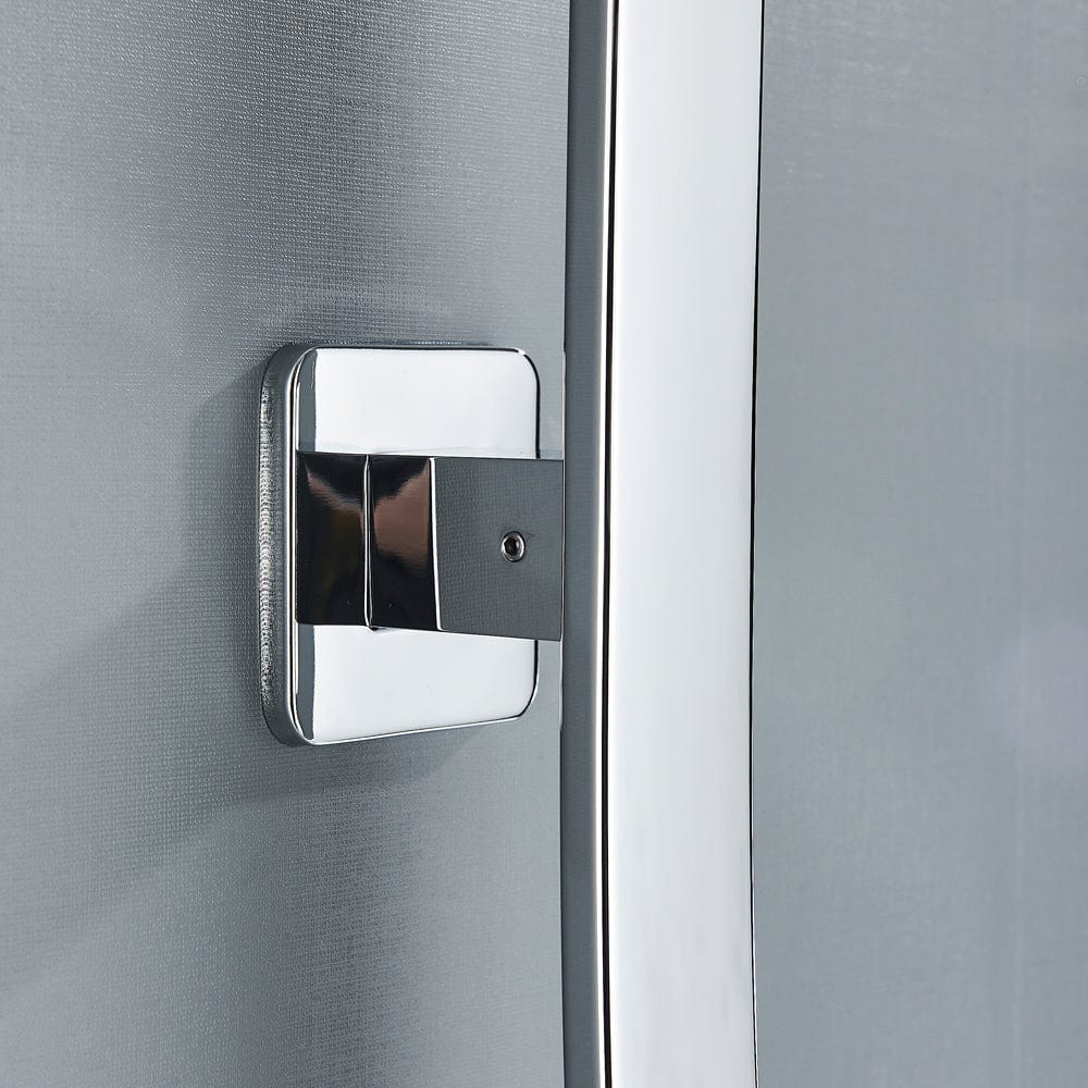 Baterie lavoar, argintie cu montare pe perete