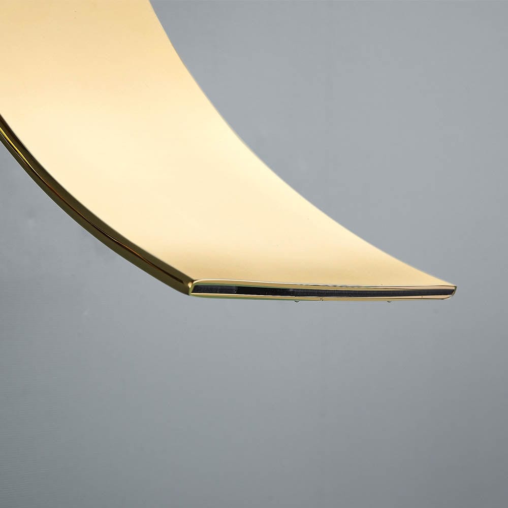 Baterie lavoar Cascade, auriu lucios, cu montare in perete