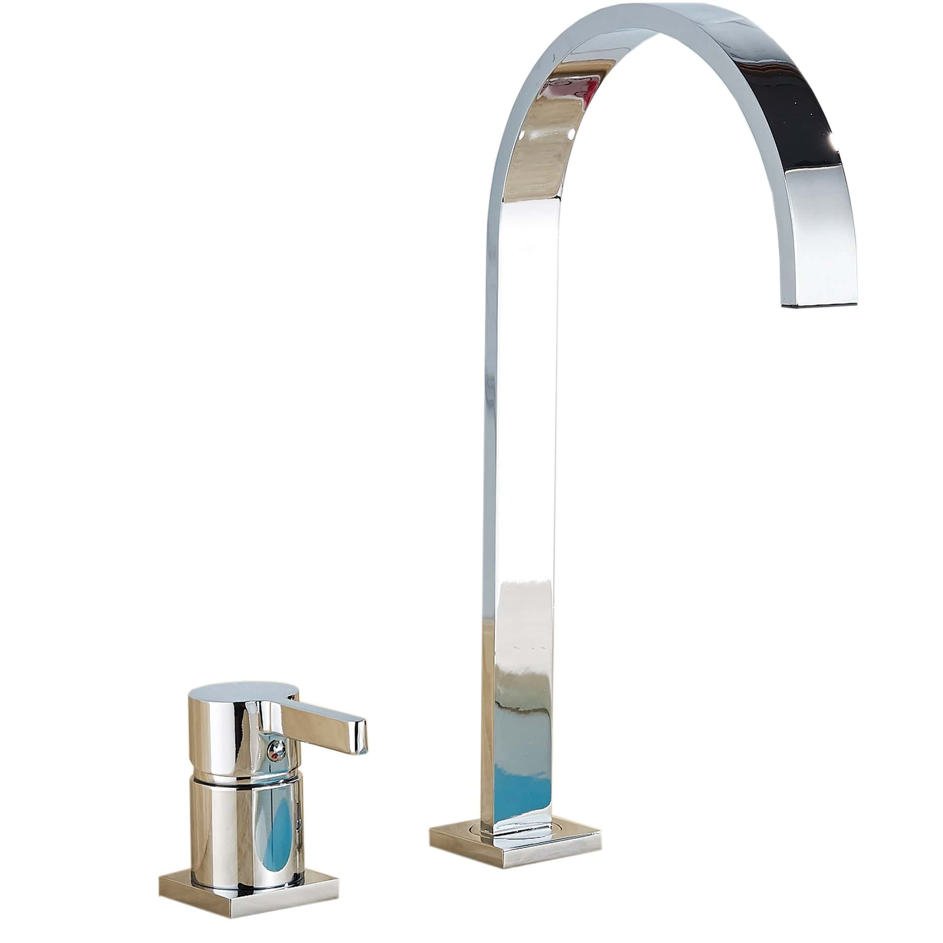 Baterie lavoar cu montare pe blat, cu monocomanda, argintiu cromat