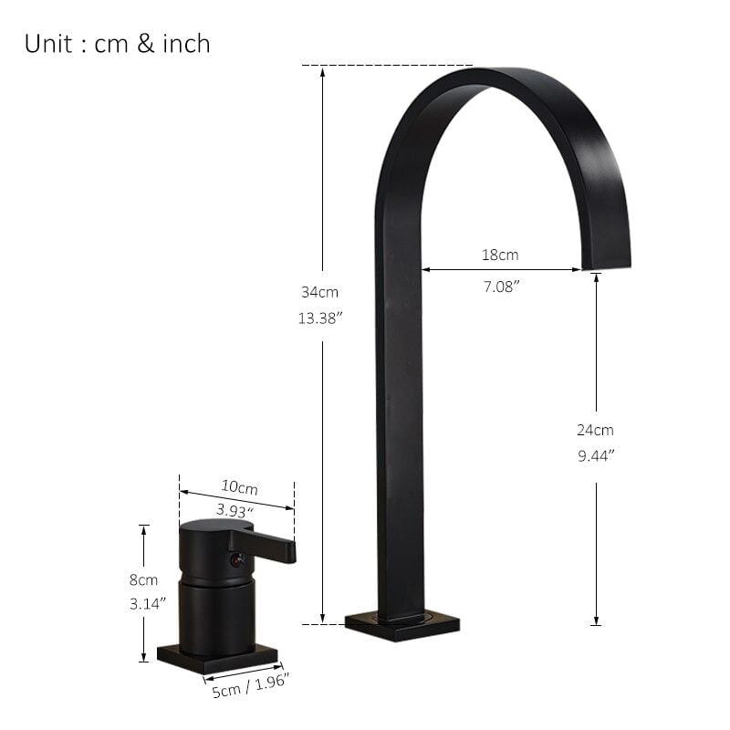 Baterie lavoar cu montare pe blat, cu monocomanda, argintiu cromat