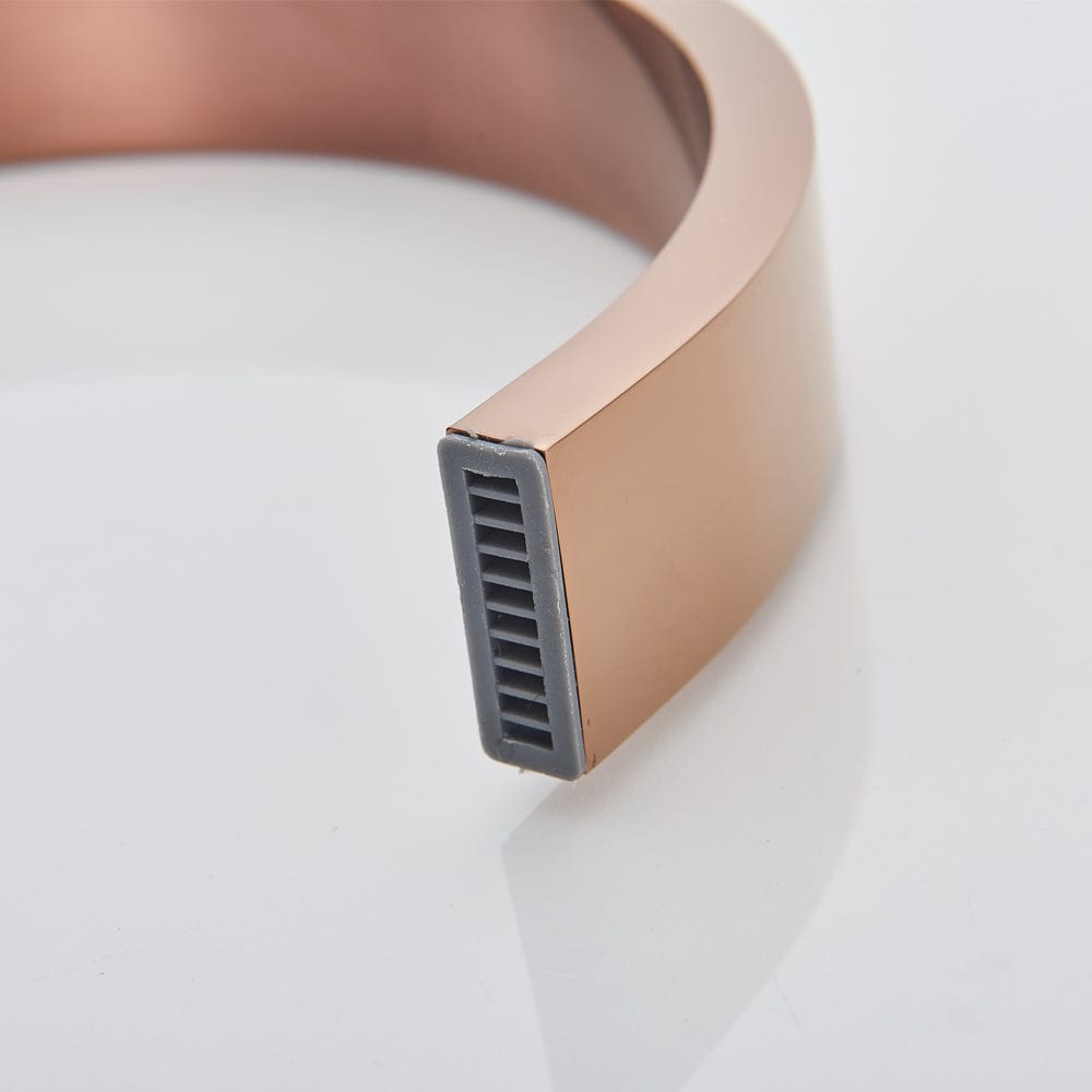 Baterie lavoar cu montare pe blat, cu monocomanda, rose gold