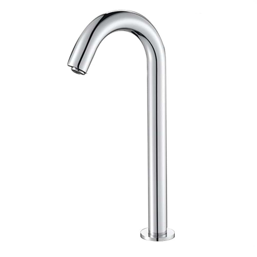 Baterie lavoar cu montare pe blat, cu senzor de pornire/oprire, argintiu cromat