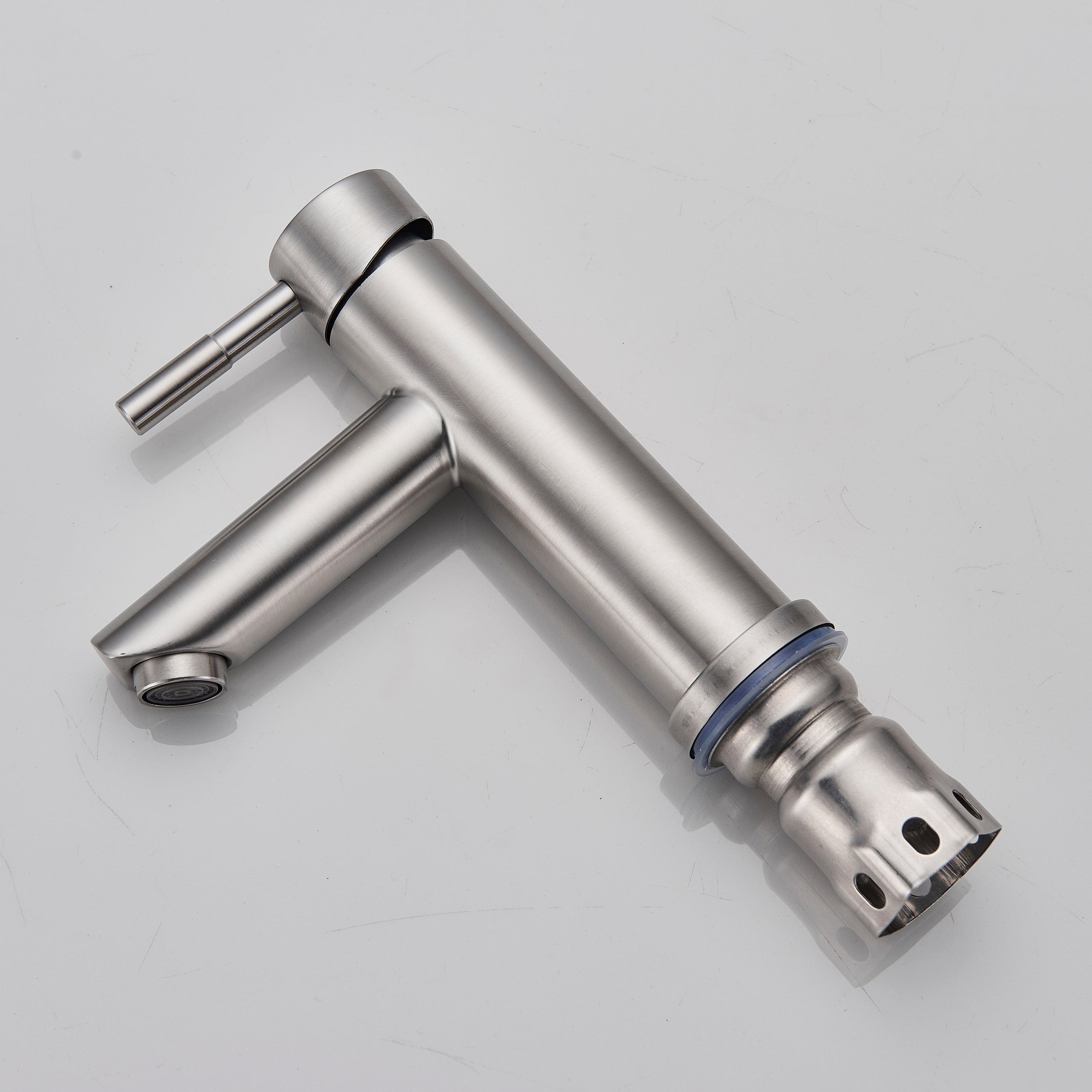 Baterie lavoar cu montare pe chiuveta, argintiu nichelat