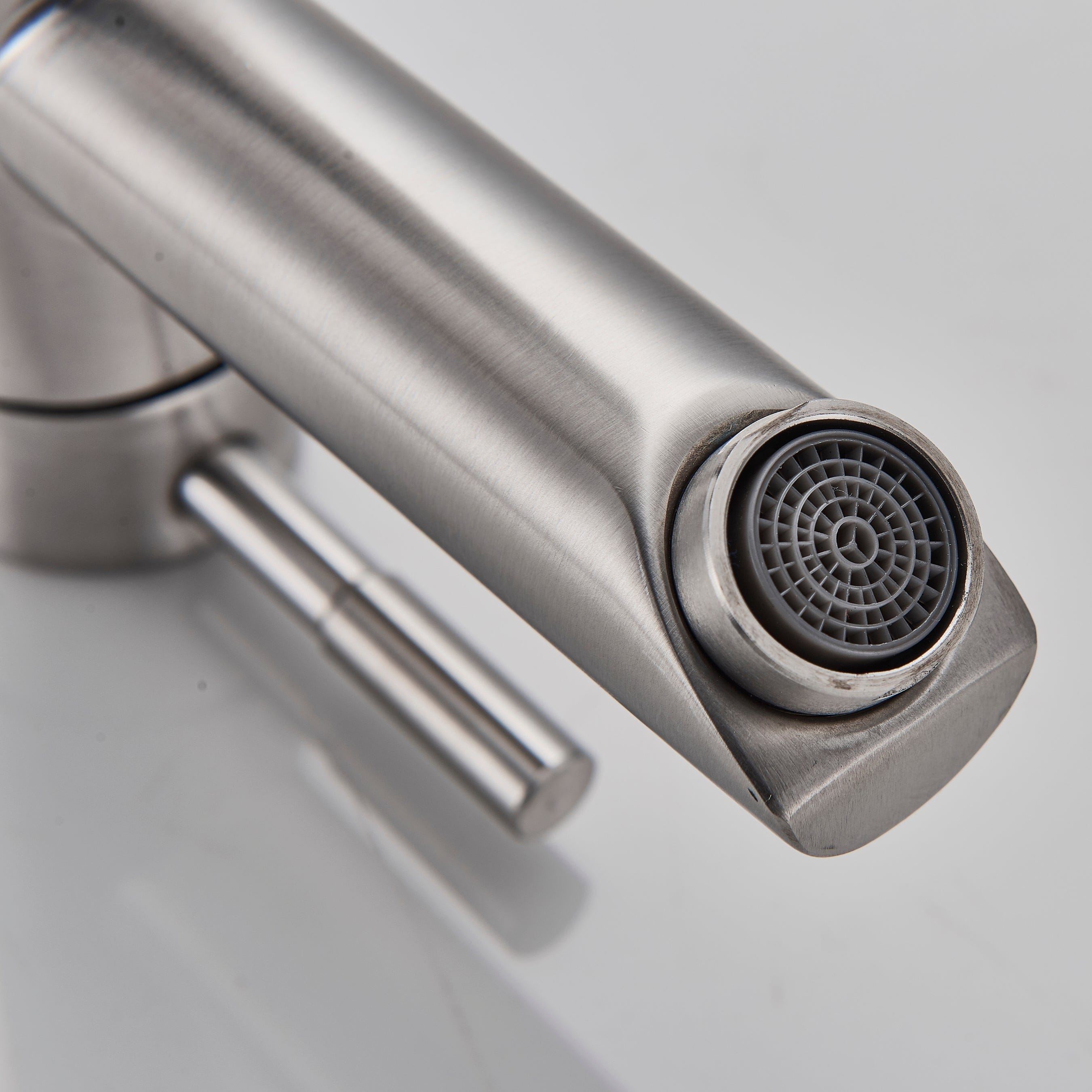 Baterie lavoar cu montare pe chiuveta, argintiu nichelat