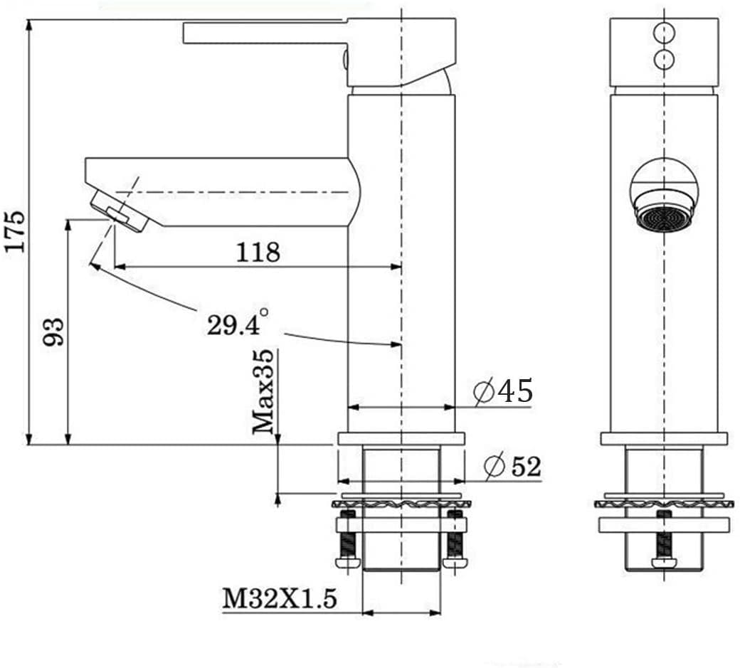 Baterie lavoar cu montare pe chiuveta, auriu nichelat