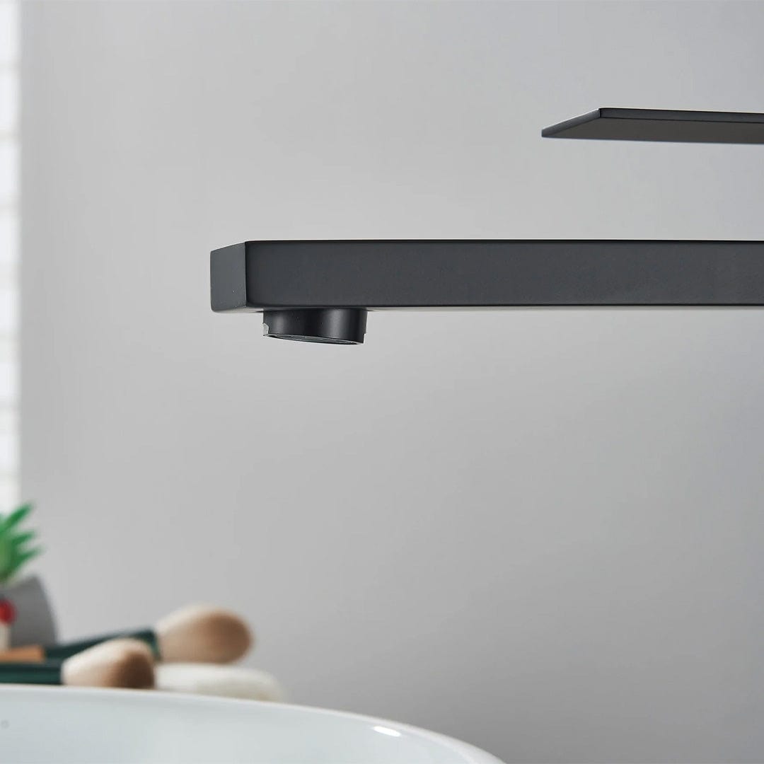 Baterie lavoar inalta, negru mat