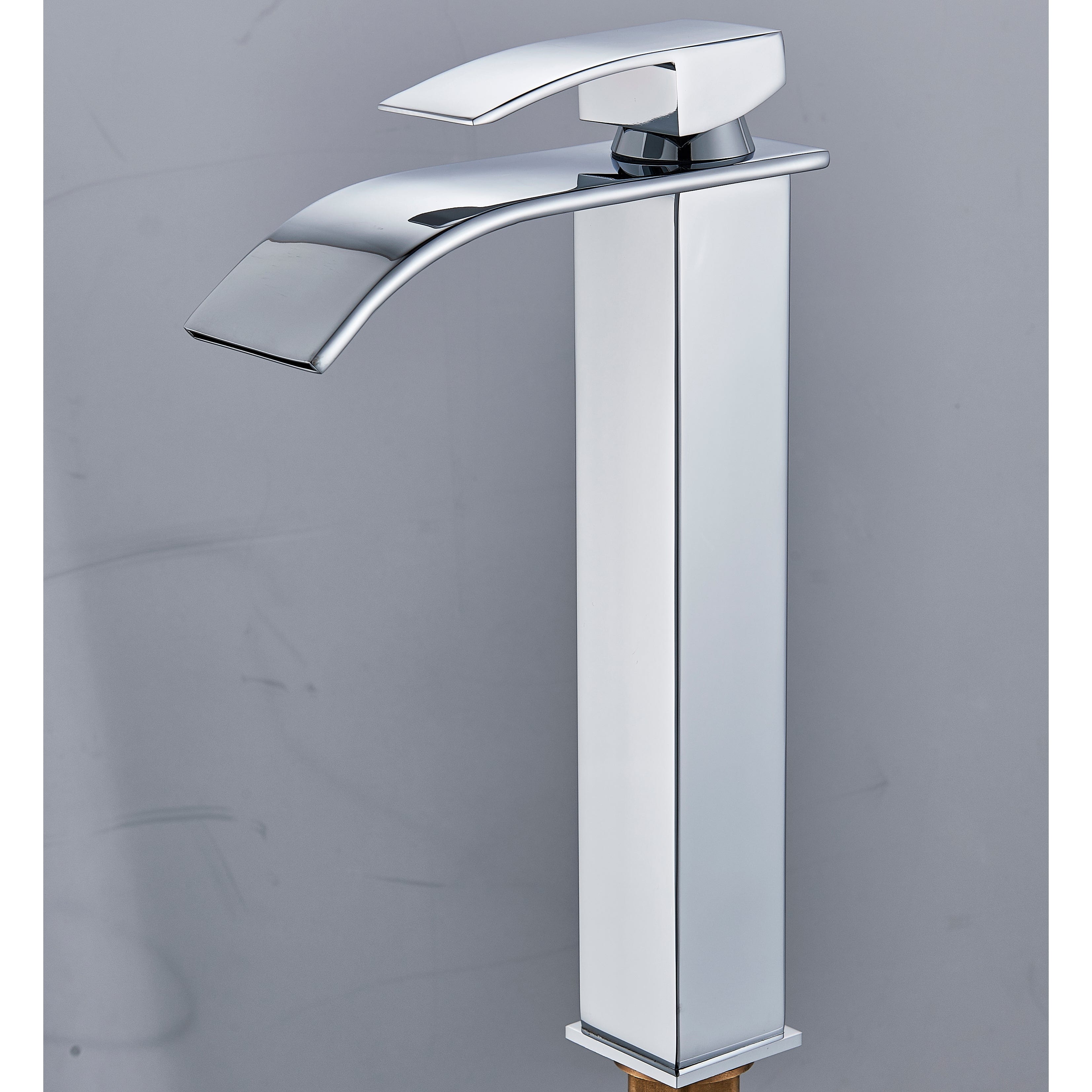 Baterie lavoar Milly1208, din alama cu montare in blat, argintiu cromat