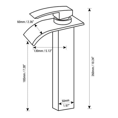 Baterie lavoar Milly1208, din alama cu montare in blat, argintiu cromat