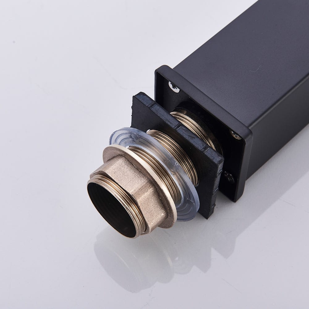 Baterie lavoar Milly1509, din alama cu montare in blat, negru mat