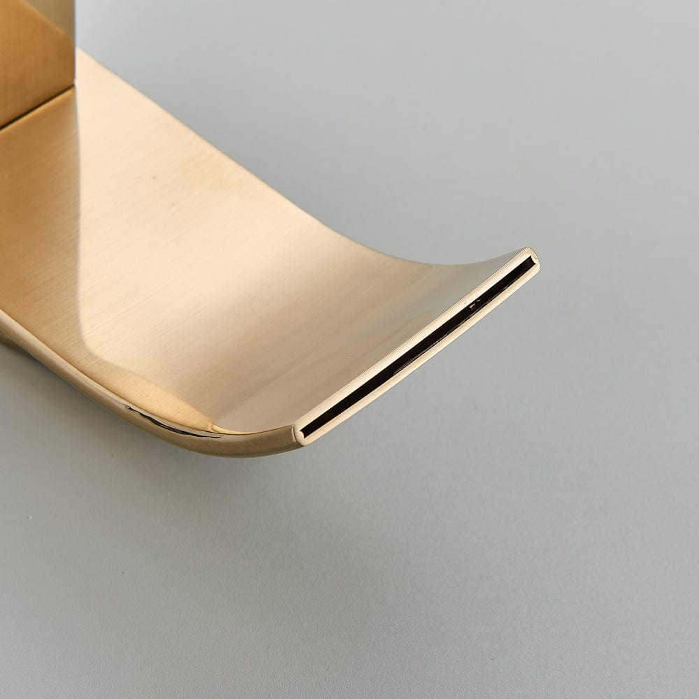 Baterie lavoar Milly1523, din alama cu montare in blat, auriu nichelat