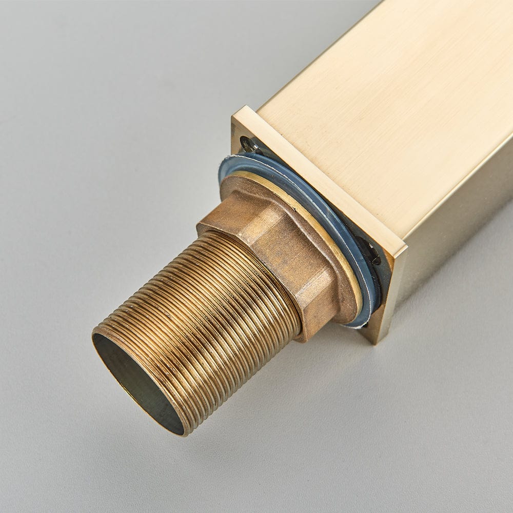 Baterie lavoar Milly1523, din alama cu montare in blat, auriu nichelat