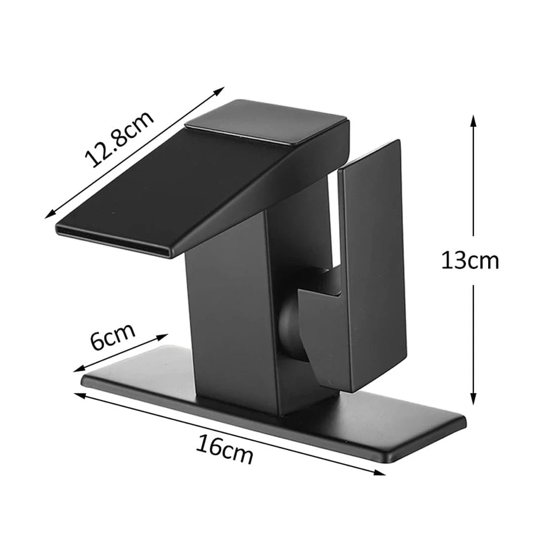 Baterie lavoar negru, cu display digital