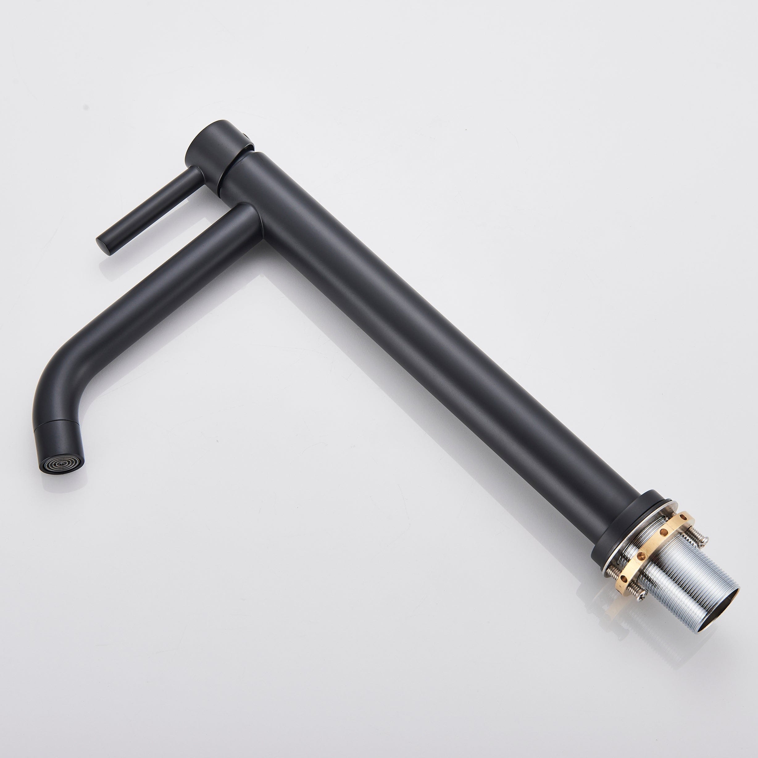 Baterie lavoar slim, cu montare in blat, negru mat