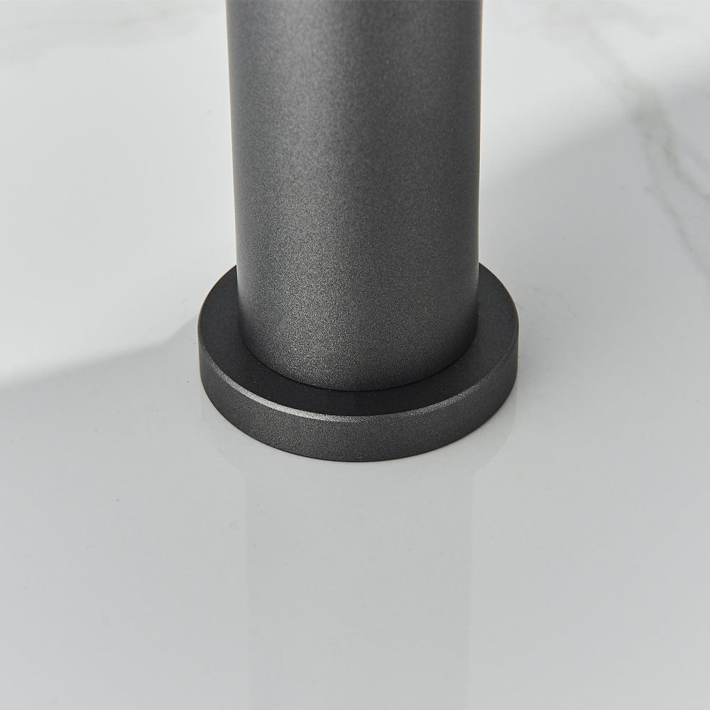 Baterie lavoar slim, cu montare pe blat, gri antracit