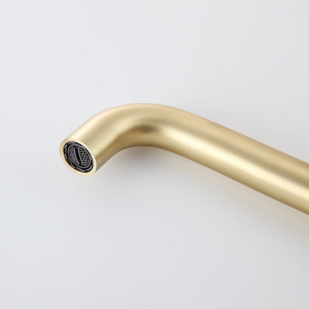 Baterie lavoar Stev aurie cu montare in perete