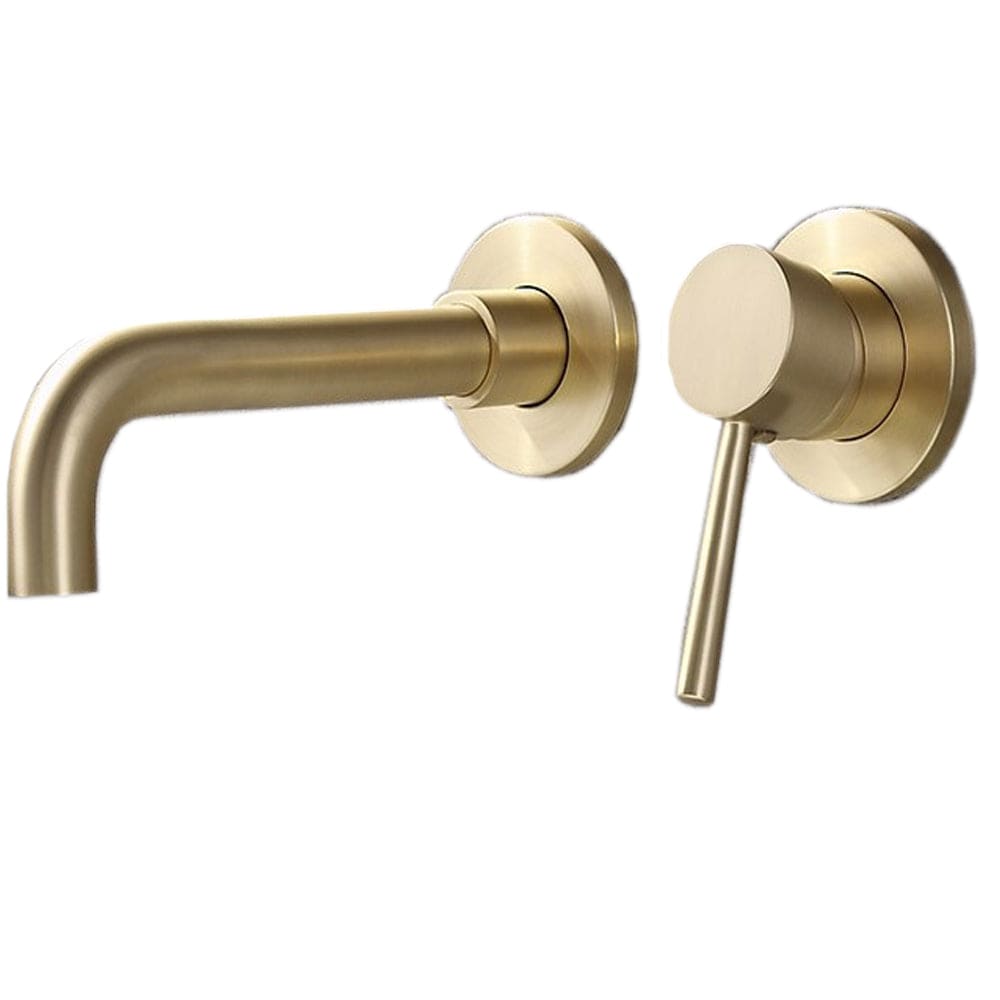 Baterie lavoar Stev aurie cu montare in perete