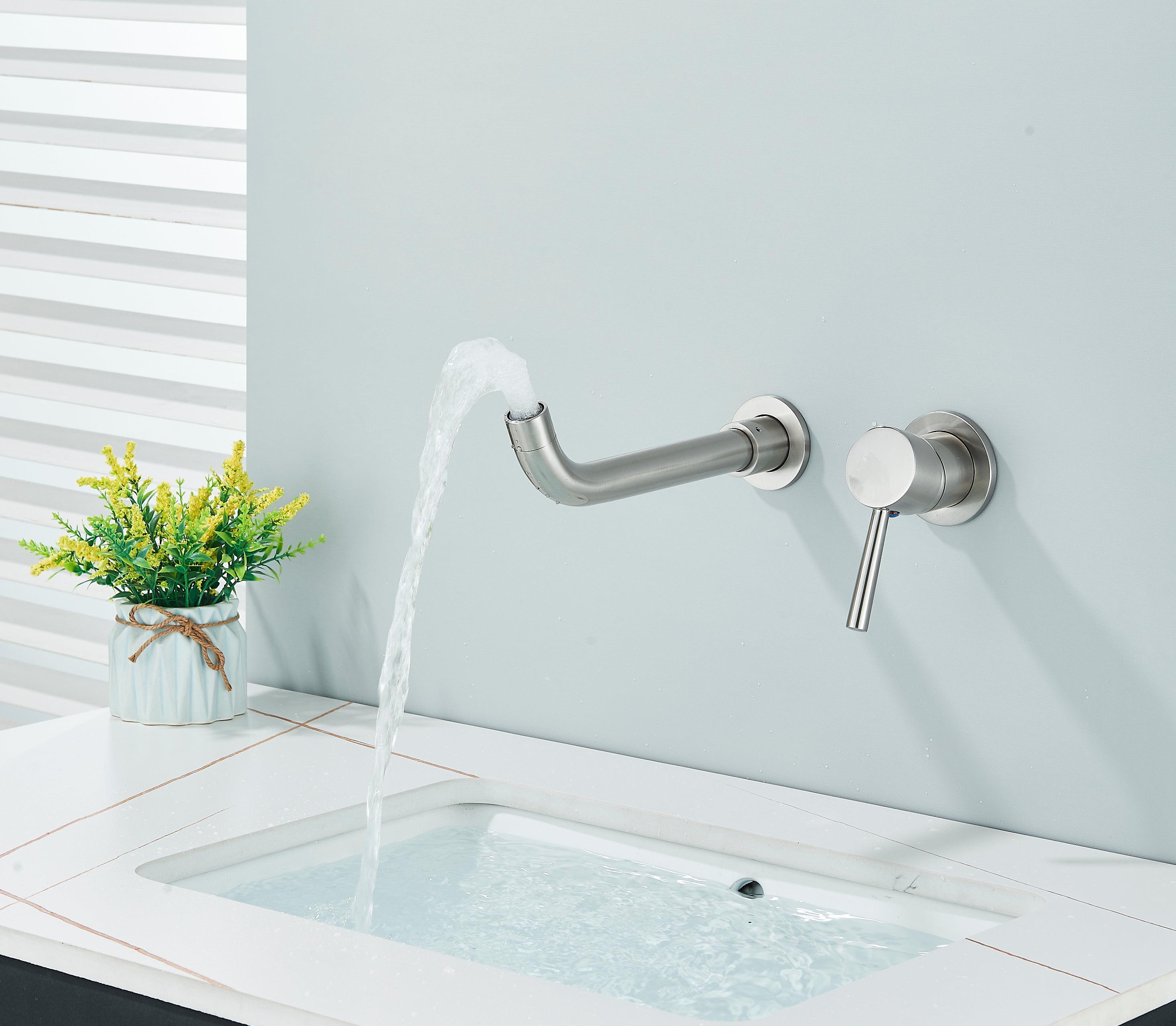 Baterie lavoar Stev S1204, cu montare in perete